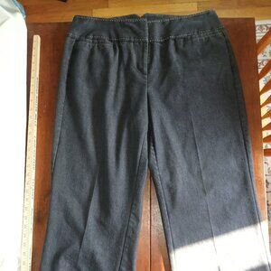 Dress Barn size 14W dark gray trousers